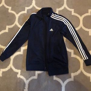 Navy blue adidas jacket
